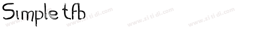 Simple tfb字体转换